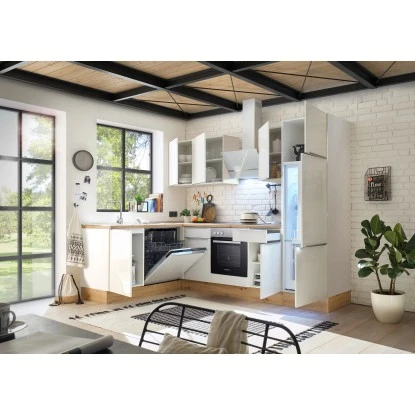 Respekta Küchenzeile Marleen 280 Cm Artisan-Eiche Weiß Winkel 5 Respekta Küchenzeile Marleen 280 Cm Artisan-Eiche Weiß Winkel – Bild 3