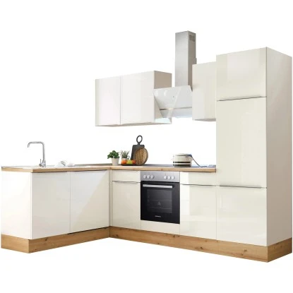 Respekta Küchenzeile Marleen 280 Cm Artisan-Eiche Weiß Winkel 6 Respekta Küchenzeile Marleen 280 Cm Artisan-Eiche Weiß Winkel – Bild 4