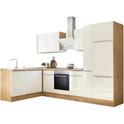 Respekta Küchenzeile Marleen 310 Cm Artisan-Eiche Weiß Hochglanz Winkel 21 Respekta Küchenzeile Marleen 310 Cm Artisan-Eiche Weiß Hochglanz Winkel -KüchenTraum 980060 4384 4