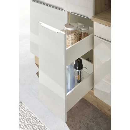 Respekta Küchenzeile Marleen 310 Cm Artisan-Eiche Weiß Hochglanz Winkel 7 Respekta Küchenzeile Marleen 310 Cm Artisan-Eiche Weiß Hochglanz Winkel – Bild 5