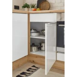 Respekta Küchenzeile Marleen 310 Cm Artisan-Eiche Weiß Hochglanz Winkel 24 Respekta Küchenzeile Marleen 310 Cm Artisan-Eiche Weiß Hochglanz Winkel -KüchenTraum 980060 4384 7