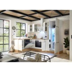 Respekta Küchenzeile Marleen 310 Cm Artisan-Eiche Weiß Winkel -KüchenTraum 980062 4384 3