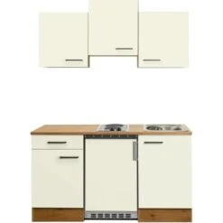 Flex-Well Exclusiv Singleküche Vintea 150 Cm Magnolia-Lancelot Oak -KüchenTraum G1501001000Vintea zoomfrei