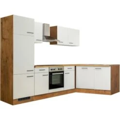 Flex-Well Exclusiv Winkelküche Vintea 280x170 Cm Magnolia-Lancelot Oak -KüchenTraum G9992802000Vintea zoomfrei