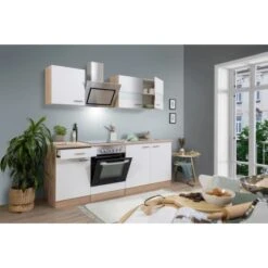 Respekta Economy Küchenzeile KB210ESWSC 210 Cm Weiß-Eiche Sägerau Glänzend 20 Respekta Economy Küchenzeile KB210ESWSC 210 Cm Weiß-Eiche Sägerau Glänzend -KüchenTraum KB210ESWSC Kuechenzeile 02