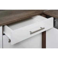 Respekta Winkelküche 280 Cm Weiß-Seidenglanz Eiche-York -KüchenTraum KBL280EYWS Kuechenzeile 11