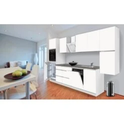 Respekta Küchenzeile GLRP330HWWM Grifflos 330 Cm Weiß Matt 35 Respekta Küchenzeile GLRP330HWWM Grifflos 330 Cm Weiß Matt -KüchenTraum Kuechenzeile GLRP330HWWM 2