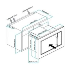 Respekta Einbau-Mikrowelle MW 800 Edelstahl Mit Grill-Funktion 800 W 7 Respekta Einbau-Mikrowelle MW 800 Edelstahl Mit Grill-Funktion 800 W -KüchenTraum a einbaumikrowelle mw800 3