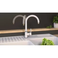 Eisl Spültischarmatur Diziani Weiß-Chrom 16 Eisl Spültischarmatur Diziani Weiß-Chrom -KüchenTraum armaturdizianiweisschrom 7