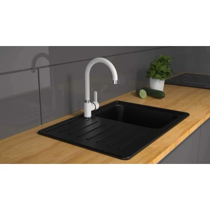 Eisl Spültischarmatur Diziani Weiß-Chrom 9 Eisl Spültischarmatur Diziani Weiß-Chrom – Bild 7