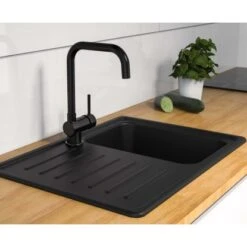 Eisl Spültischarmatur Futura Schwarz-Matt -KüchenTraum armaturfuturaschwarzmatt 5