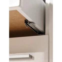 Respekta Premium Küchenzeile BERP320HWWC 320 Cm Weiß Hochglanz 27 Respekta Premium Küchenzeile BERP320HWWC 320 Cm Weiß Hochglanz -KüchenTraum detail schubkasten fhrung