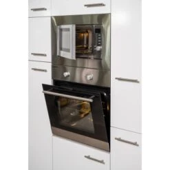 Respekta Küchenzeile KB330EYSMIGKE 330 Cm Schwarz-Eiche York Nachbildung -KüchenTraum en mikrowelle eicheyork 10