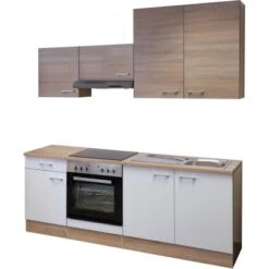 Flex-Well Classic Küchenzeile Florida 210 Cm Sonoma Eiche-Weiß-Sonoma Eiche 12 Flex-Well Classic Küchenzeile Florida 210 Cm Sonoma Eiche-Weiß-Sonoma Eiche -KüchenTraum g 210 1601 008 samoa free