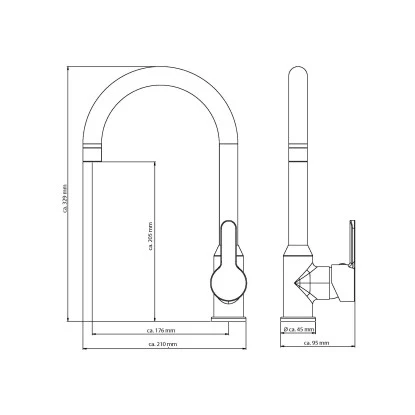 Eisl Spültischarmatur Diziani Weiß-Chrom 11 Eisl Spültischarmatur Diziani Weiß-Chrom – Bild 9