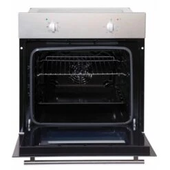 Flex-Well Küchenzeile Lara 280 Cm Anthrazit-San Remo Eiche Hell -KüchenTraum ofenF7223129Garraumgeffnet