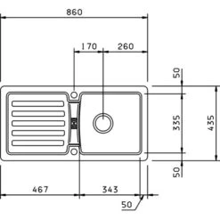 Eurodomo Einbauspüle Prima 86 Cm Espresso 5 Eurodomo Einbauspüle Prima 86 Cm Espresso -KüchenTraum prima 45 espresso skizze 5