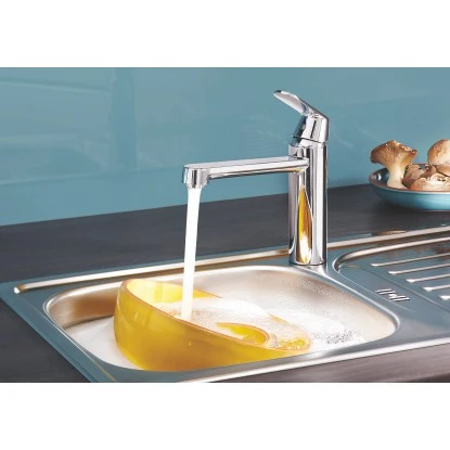 Grohe Einhand-Küchenarmatur Eurosmart Cosmopolitan Auslauf Mit Mousseur 5 Grohe Einhand-Küchenarmatur Eurosmart Cosmopolitan Auslauf Mit Mousseur – Bild 3